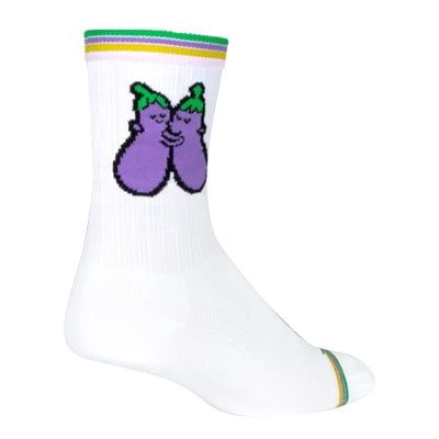 Socks - SockGuy - Eggplanting L/XL 6" SGX X6EGGPLANT L