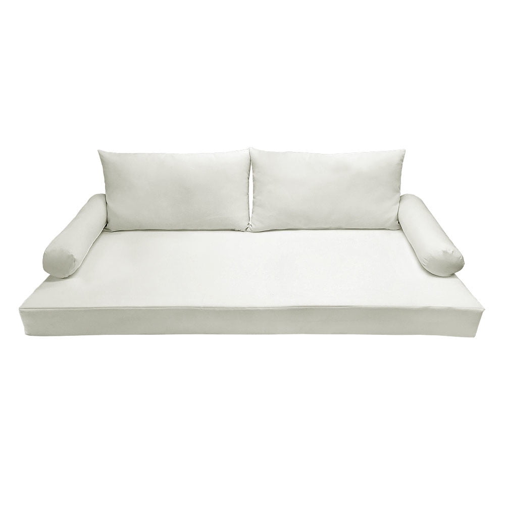 5 Pc White Crib Size Mattress 52"x28"x5" Porch Patio Swing Bed Bench