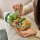 thumbnail image 3 of Salad Pod with Sauce Dressing Container, Vertical Layering Salad Pod with Built-in Bowl, Portable Leakproof All-in-One Salad Lunch Box, 3 of 5
