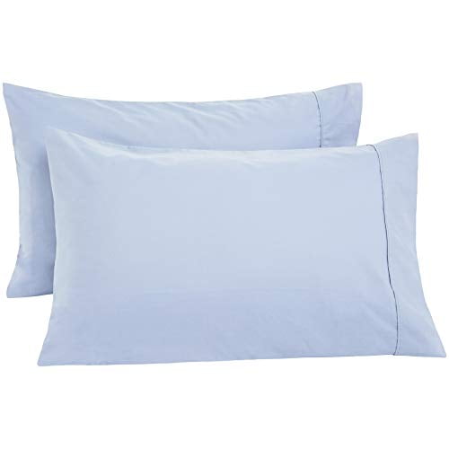 Basics Ultra-Soft Cotton Pillowcases King Midnight Blue Set of 2 Breathable Easy to Wash