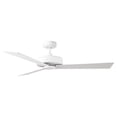 thumbnail image 4 of 52" Plywood Ceiling Fan without Light, Satin White Ceiling Fan with Remote Control, 4-Speed DC Motor, 4 of 10