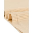 thumbnail image 5 of DARING DIVA Women's Plus Ribbed Knit Cutout Twist Knot Neckline Blouse 1X Beige, 5 of 6