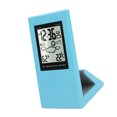 thumbnail image 1 of Solar Battery Powered LCD Display Timing Digital Temperature Humidity Meter For Home School Office, Weather Station With Atomic Clock,Digital Date Clock For Wall Kitchen Greenhouse, 1 of 8