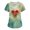 56# Turquoise, variant on Valentines Day Shirts Women V Neck Scrub Tops Love Heart Short Sleeve Tshirts Cute Graphic Tees Nurse Uniforms 2025 Sky Blue S