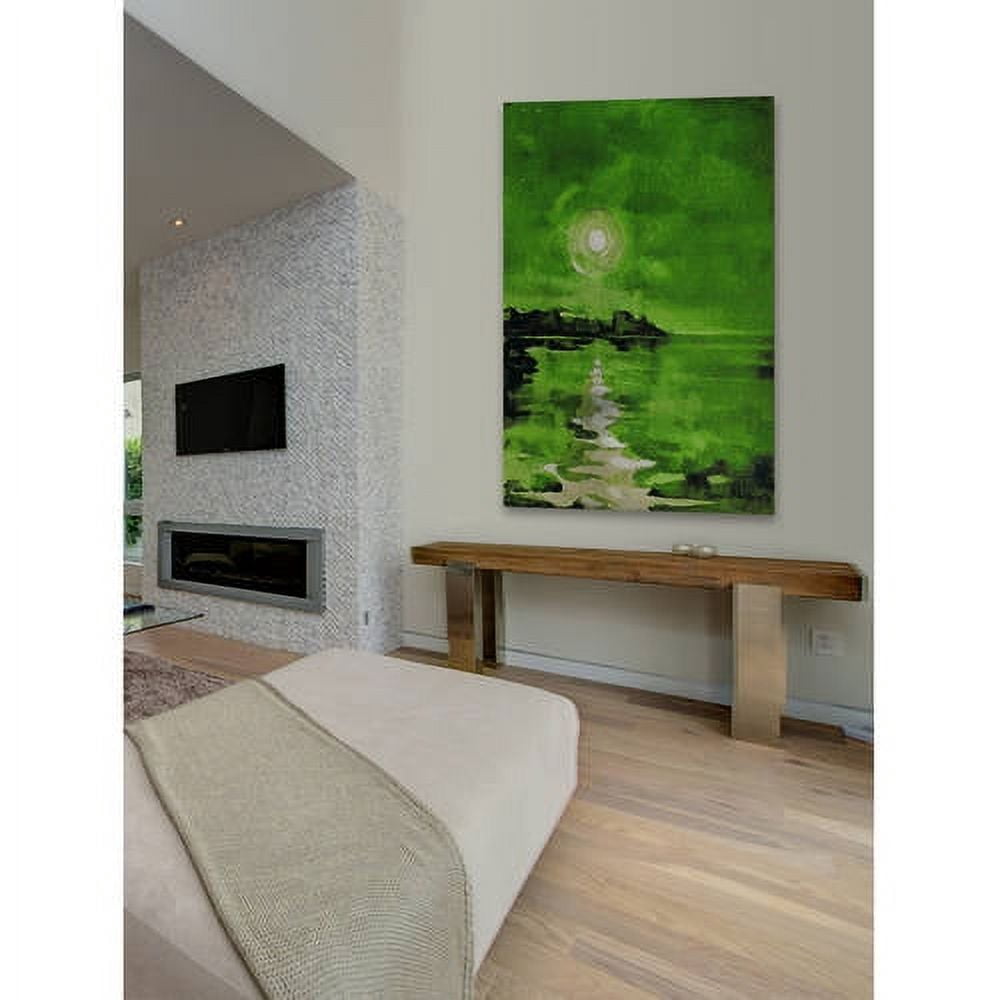 "Green Waters" Painting Print on Wrapped Canvas
