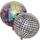 thumbnail image 2 of Globo de película de aluminio de discoteca en blanco y negro con degradado 4D de 22 pulgadas, bola de papel de aluminio tridimensional, decoración de fiesta redonda, 2 of 5