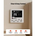 thumbnail image 4 of VEVOR RV Air Conditioner, 15000 BTU RV AC Unit, 120V Non-Ducted Rooftop Air Conditioner with Cooling and Heating, Four-Way Airflow, PTC Heating Module, White, 4 of 9