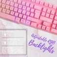thumbnail image 3 of Teclado Y Ratón Gaming Orzly RX-250 Rosa Auriculares Alfombrilla Led RGB, 3 of 3