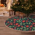 thumbnail image 5 of Disketp Strawberry Christmas Tree Skirt, Christmas Tree Decorations, Christmas Decor, Tree Mat Decoration(30-48IN)-48", 5 of 6