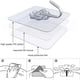 thumbnail image 4 of 32pace ganchos, gancho para toallas autoadhesivo, máximo 8 kg, gancho adhesivo transparente no perforado, gancho para baño y cocina oso de fresa Electrónica, 4 of 5