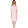thumbnail image 3 of Arshiner Teen Girls Nightgowns-Loose Short Sleeve Sleepwear Cute Eyelash Nightdress Pajamas Size 11-12, 3 of 8