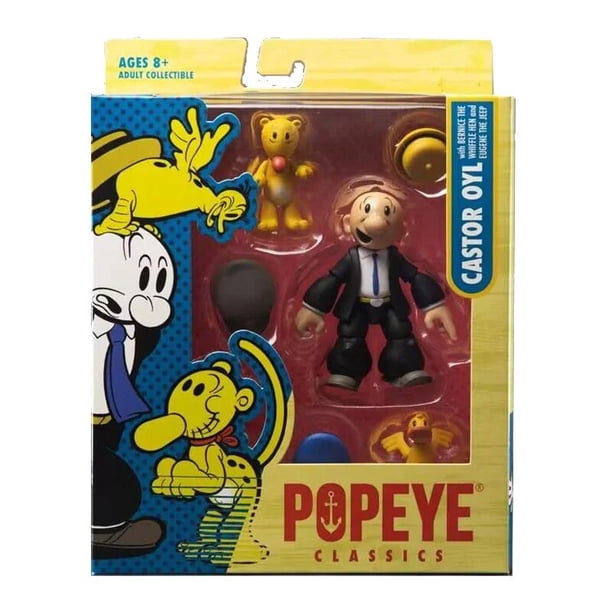 Popeye-figuras de acción clásicas de Olive Castor, Oyl, Youtooz, Poopdeck, Pappy, Popeye, Bluto, modelo de Anime, muñeca, regalos LIUWENJING unisex