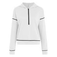 thumbnail image 6 of felwors Hoodies for Women Sweatshirt Zip Up Hoodie Fall Fashion 2025 Trendy Long Sleeve Jackets Winter Clothing Outfits White, XXL, 6 of 6