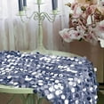 BalsaCircle 54" x 4 yards Dusty Blue Payette Sequins Mesh Fabric Roll ...