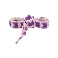 thumbnail image 2 of INSPIRE CHIC 2 Pairs Flat Glitter Shiny Shoe Laces, Metallic Heart Shoelaces Beige-Purple Heart 120cm/47.2", 2 of 4