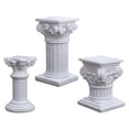 thumbnail image 1 of 3 estatuas de pilar romano, soporte de Pedestal de resina, de estatuilla, decoración de para al, 1 of 9