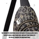 thumbnail image 3 of Bolso de mano de gran capacidad con estampado de leopardo europeo y americano de moda para viajeros, 3 of 6