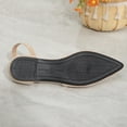 thumbnail image 6 of Wensltd Women's Flat Shoes Pointed Toe Ankle Strap Flats For Everyday Office And Casual Wear, 6 of 9