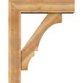 thumbnail image 3 of Ekena Millwork 8"W x 32"D x 40"H Balboa Block Rough Sawn Bracket w/ Offset Brace, Western Red Cedar, 3 of 25