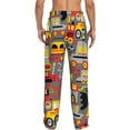 thumbnail image 3 of Goofa Cars Printed Soft Pajama Pants for Men, Wide Leg Comfy Casual Lounge Yoga Pants-XX-Large, 3 of 9