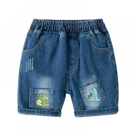 

Uccdo Toddler Baby Boys Denim Jeans Shorts Kids Summer Casual Cotton Short Pants 1-6 Years