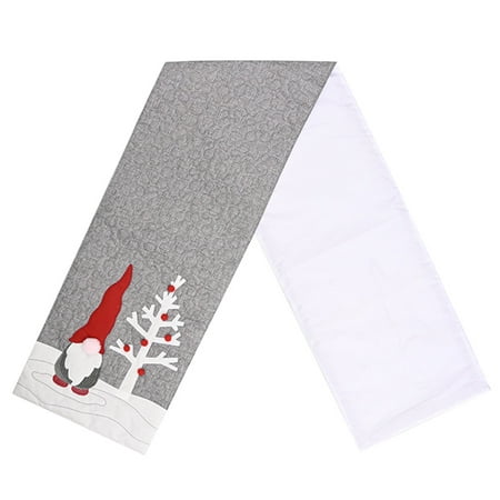

Christmas Table Runner Mat Faceless Doll Creative Table Runner Home Kitchen Party Decoration Tablecloth Placemat
