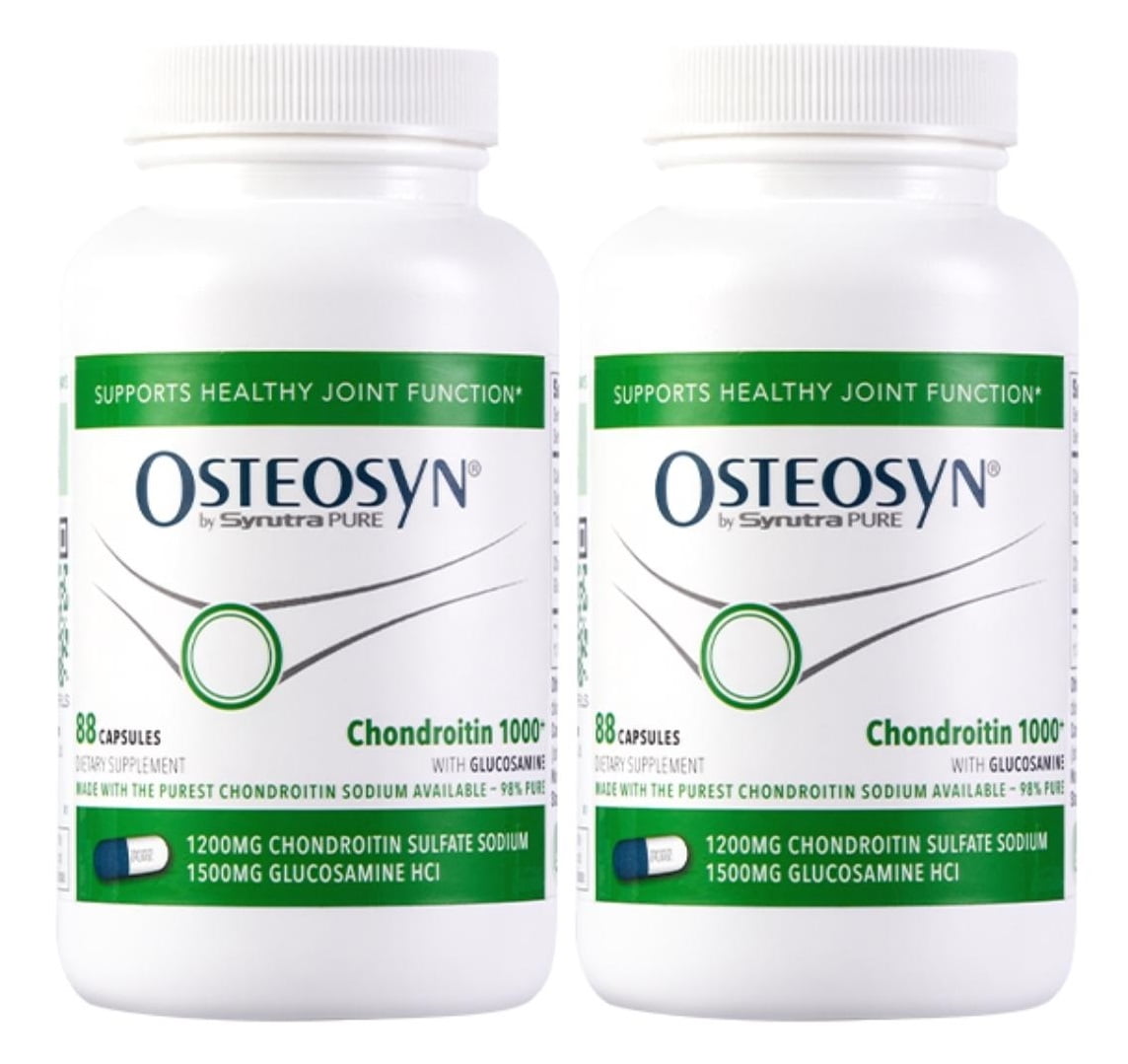 OSTEOSYN by Synutra Pure Chondroitin 1200+ with Glucosamine, Support
