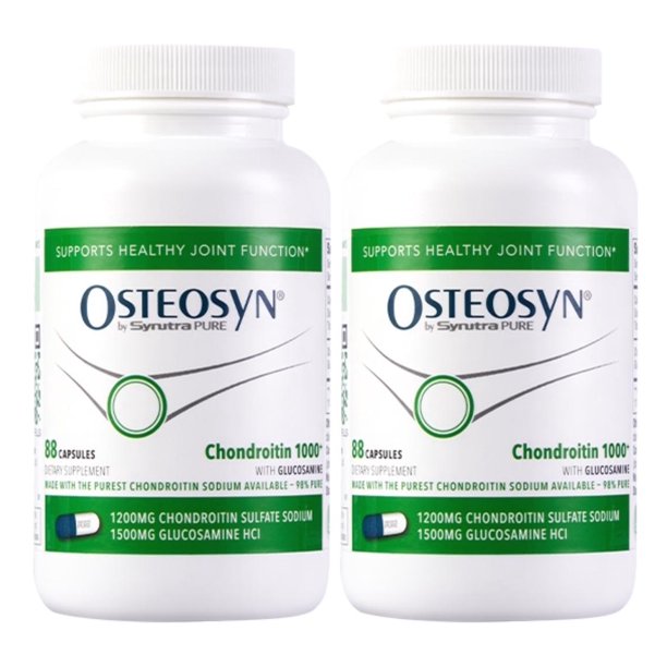 OSTEOSYN by Synutra Pure Chondroitin 1200+ with Glucosamine, Support