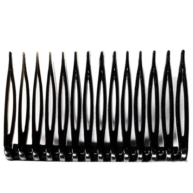 Velos de novia negros de dos capas con peine de encaje de tul, velo de novia corto, accesorios para bodas, fiestas de Halloween