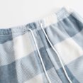 thumbnail image 5 of Samickarr Fleece Shorts for Women Trendy Drawstring Elastic Waist Soft Comfort Warm Pajama Shorts Plaid Printed Casual Homewear Loungwear Shorts, 5 of 5
