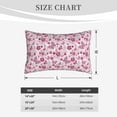 thumbnail image 4 of Daiia Flower Butterfly Bedding Waterproof Pillow Protector Zippered Queen – Bed Bug Proof Pillow Encasement-20"x30", 4 of 6