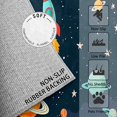 thumbnail image 2 of 4x5 Rug, Space Rug Washable Non Slip Soft for Living Room Bedroom, Rocket Planet Universe Area Rug, Kids Galaxy Carpet, Space Home Decor & Gifts, 2 of 7