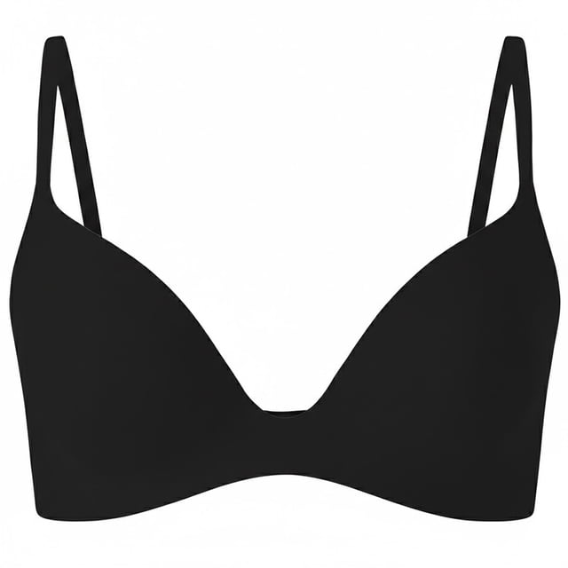 Brasier Marel para Mujer, sin Costuras, Negro, Talla 32B