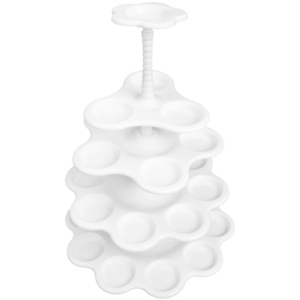 Soporte para cupcakes, centro de mesa para fiestas, cumpleaños, bodas y postres (5 niveles)