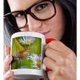 thumbnail image 2 of 3drose, Colorado, Fort Collins. Fritillary Butterfly on Aster Flower., 15oz Two-tone Red Mug, 2 of 6