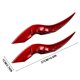 thumbnail image 3 of Car Roof Devil Horns Decoration Carbon Fiber Style Exterior Car Roof Sticker With Airflow Guide, 3 of 6
