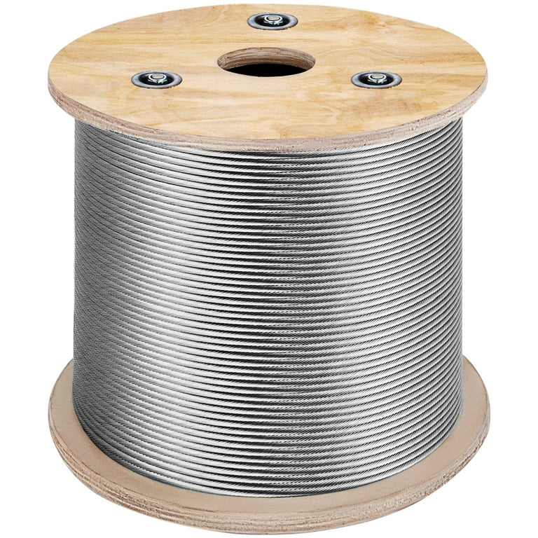 Bentism 316 Stainless Steel Cable Wire Rope 7x7 500 ft, Size: 500