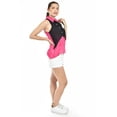 thumbnail image 2 of Blusa bicolor sin mangas Roman Fashion /Juvenil, 8038 (Fiusha) fucsia M, 2 of 4