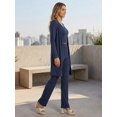 thumbnail image 4 of Conjunto Casual 3 Piezas Pantalón, Blusa y Cárdigan Cómodo y Elegante para Mujer, 4 of 5