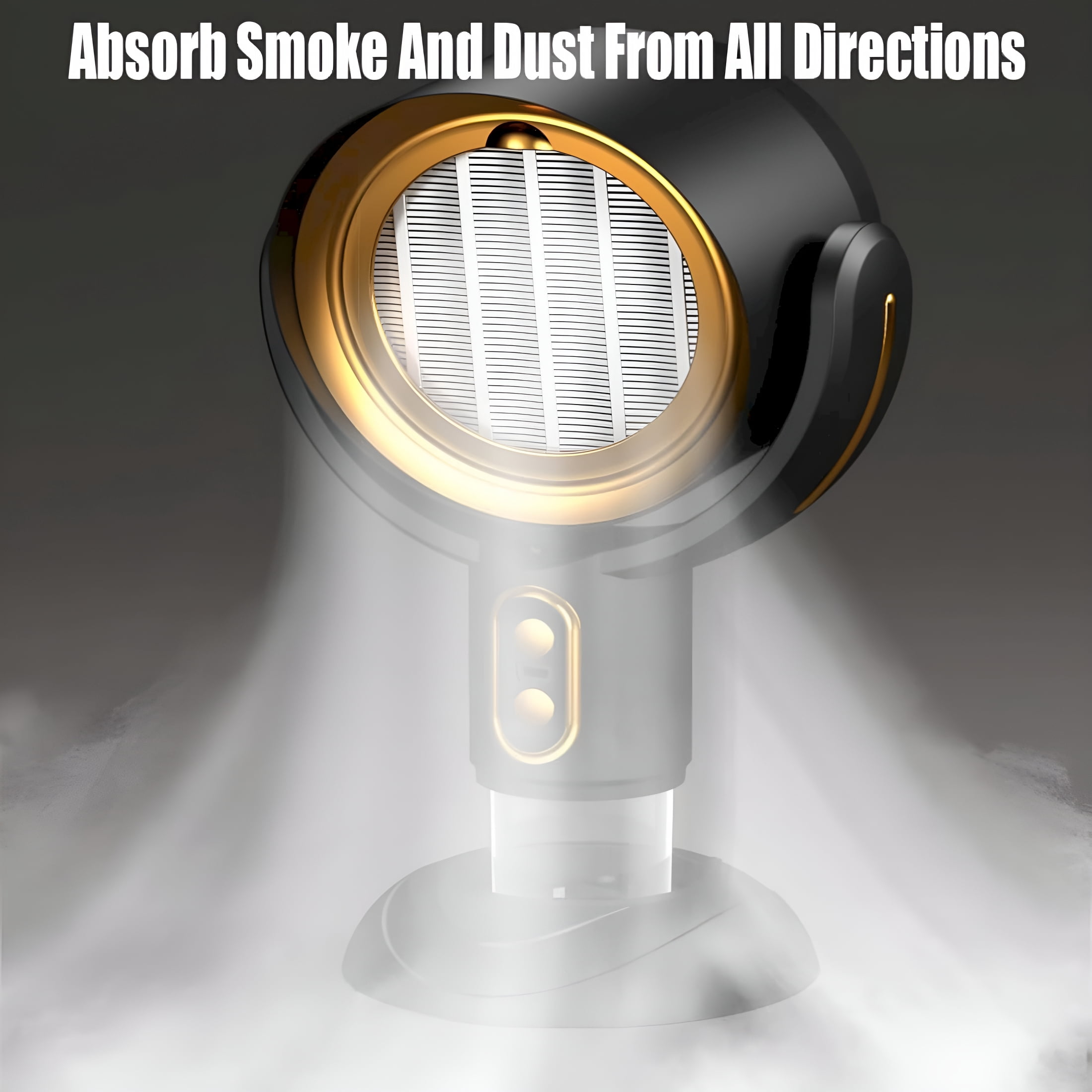 HIBIBUD Smoke Fan for Smoking Indoors,Portable Smoke Purifier Fan,Hot Pot,Bbq,Extractor Hood No Smell