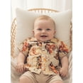thumbnail image 5 of BemeyourBBs Toddler Baby Boys Western Cowboy Outfits Shirts Short Sleeve Horse/Boots Print Button Down Shirts Cute Summer Shirt Tops Clothes, 5 of 9