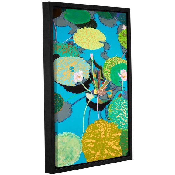 ArtWall Allan Friedlander "Michelle's Secret Pond" Gallery-wrapped Floater-framed Canvas