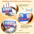 thumbnail image 2 of Kit de tarjetas didácticas Word Building de escritorio con gráficos de bolsillo para carpa, 2 of 7