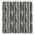 thumbnail image 3 of Ambesonne Black and White Shower Curtain, Geometrical, 69"Wx84"L, Black White, 3 of 3