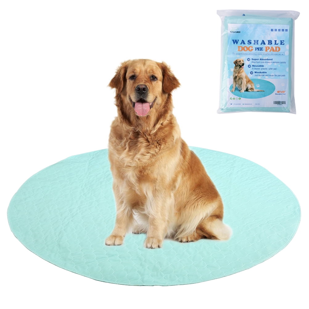 Waterproof and Reusable Whelping Mat for Puppy Housebreaking and Travel PUPTECK 2 Pack Washable Dog Pee Pads 