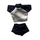 thumbnail image 2 of Ropa para figuras de acción 1/12: Top corto y pantalones cortos para muñecas. Accesorios en miniatura. Negro, 2 of 9