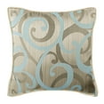 thumbnail image 1 of Pillow Covers, Pillow Covers 18x18 inch (45x45 cm) Blue, Silk Throw Pillow Covers, Handmade Pillow Covers, Contemporary Style, Abstract - Scrolling All The Way Blue, 1 of 3