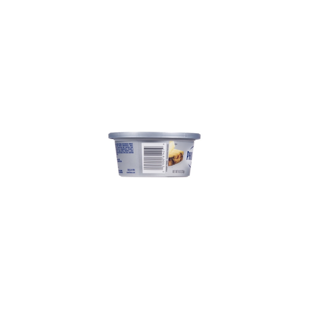 Kraft Philadelphia Pineapple Regular Pineapple Cream Cheese Spread, 8 Oz.
