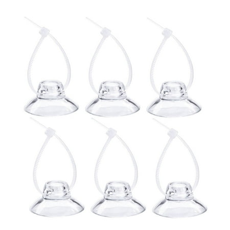 

8Pcs Plastic Clear Suction Cup Transparent Sucker Hangers without Hooks for Kitchen Office Bathroom