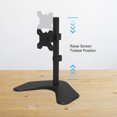thumbnail image 4 of Bras pour Moniteur pour Écran de 17 à 32 Pouces, Support de Bureau pour Moniteur Simple avec Hauteur Réglable, Pivotement et Inclinaison, 4 of 7